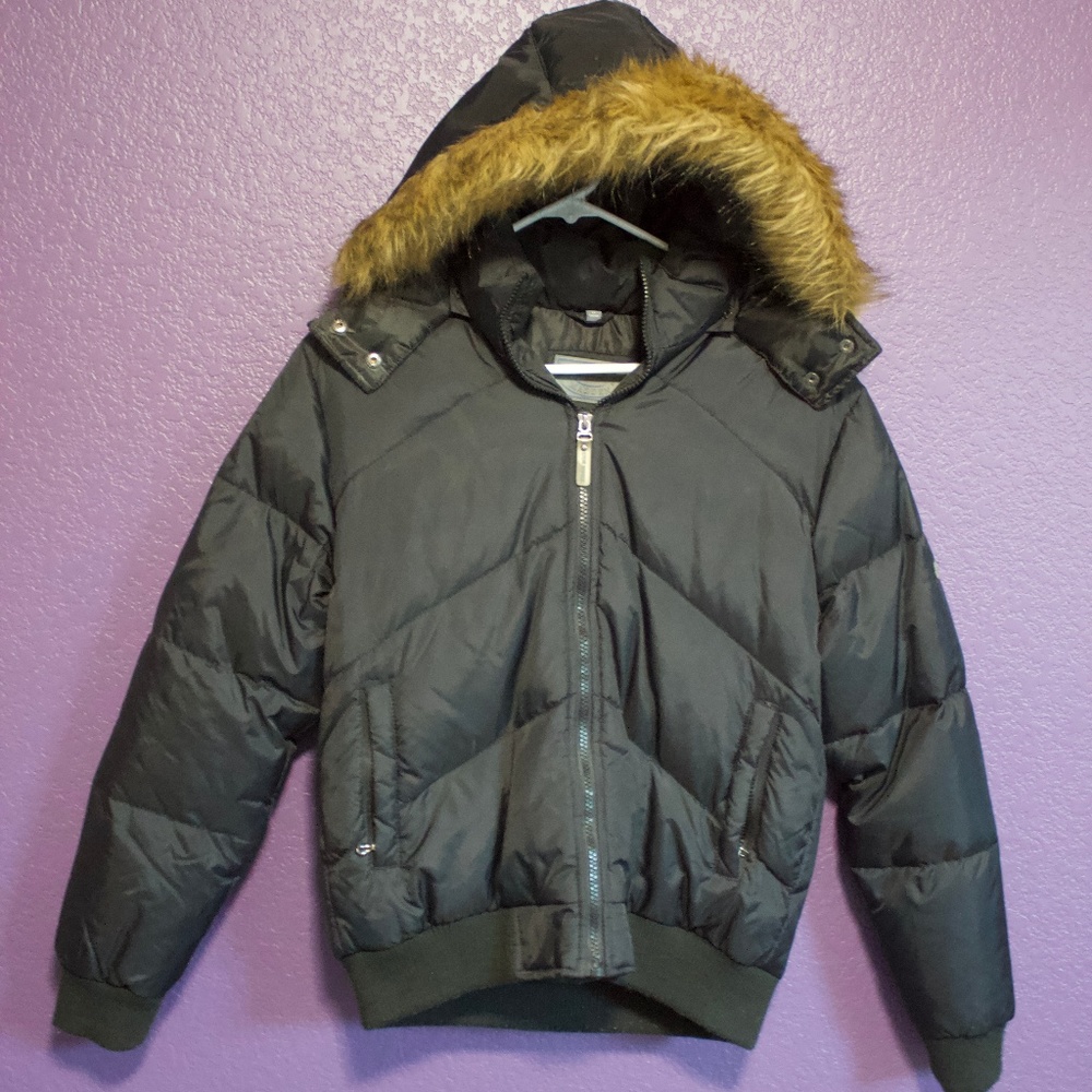 Steve Madden Alternative Down Faux Fur Coat